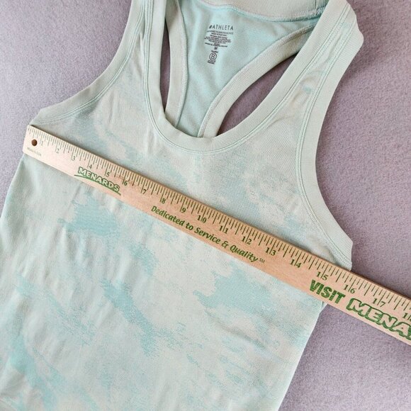 ATHLETA Momentum Seamless Green‎ Camo Tank Top Women's Medium Style# 556387 - Picture 4 of 8